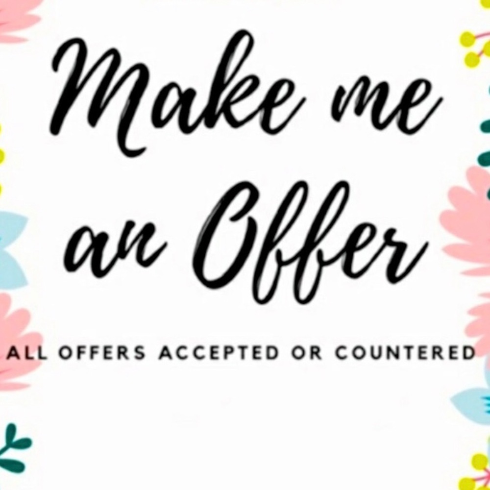 Open to negotiate…. For realistic offers